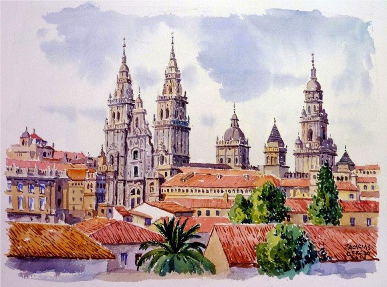 Catedral de Santiago de Compostela / Zacarías Cerezo