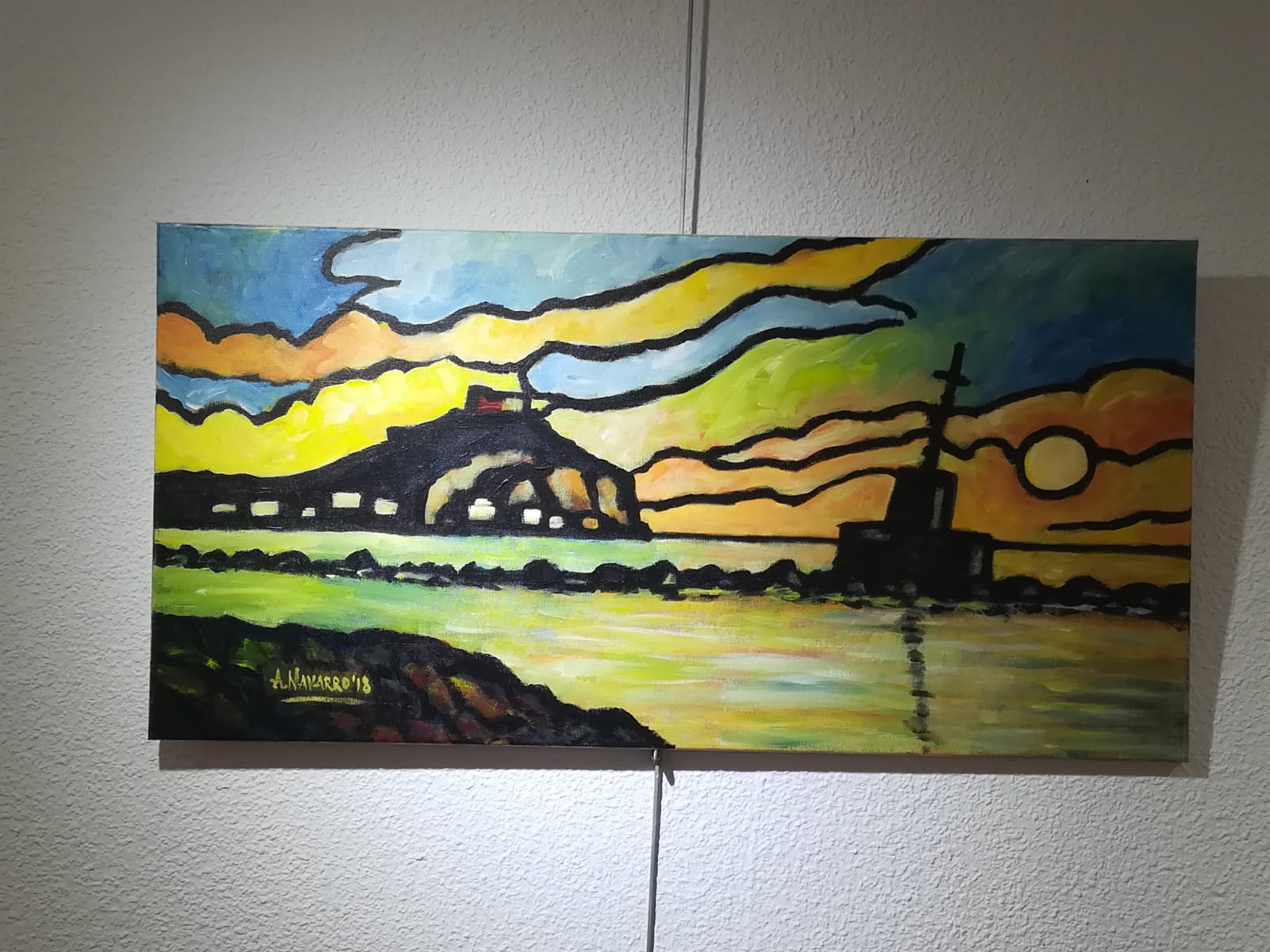 Pintura de Antonio Navarro.