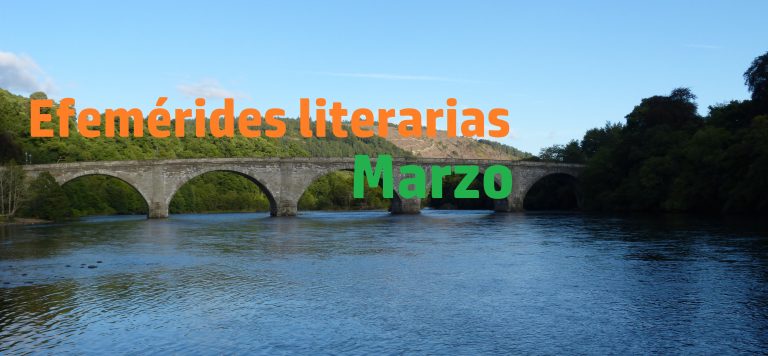Efemérides literarias de Marzo.