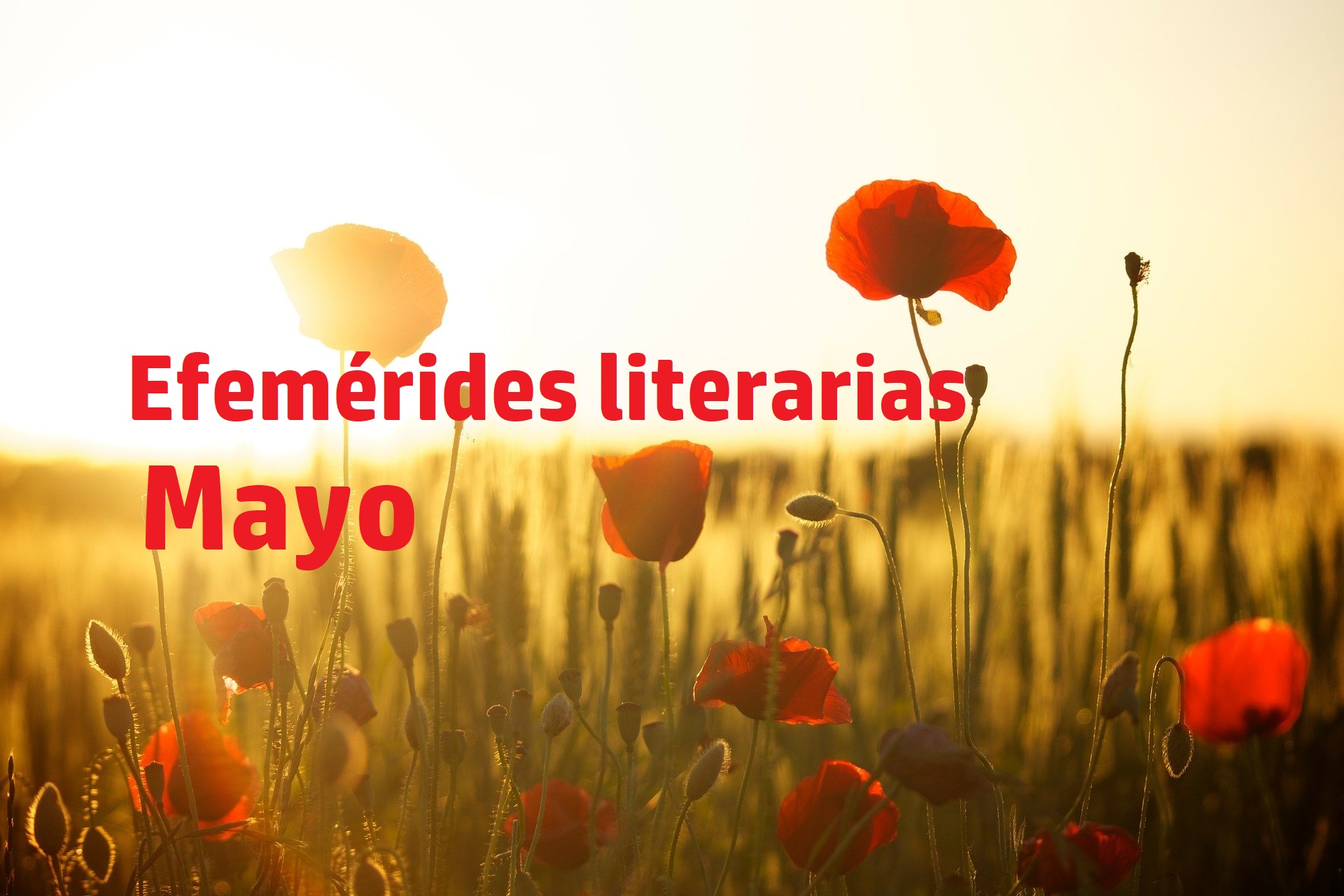 Efemérides literarias – mayo